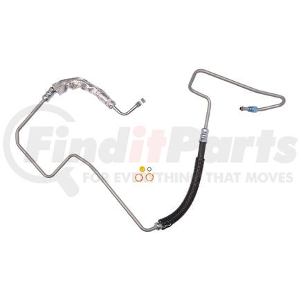 Edelmann 92517 Power Steering Pressure Line Hose Assembly 16MM Banjo x 16MM Male "O" Ring