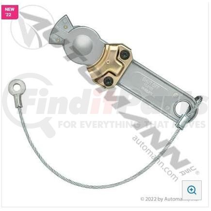 PHI12-0100 by AUTOMANN - Aluminum Emergency/Shut-Off Dummy Gladhand with 18" Cable, for Double Trailers