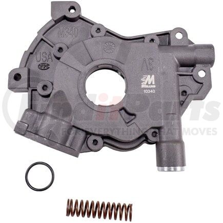10340 by MELLING ENGINE PRODUCTS - 10340 High Performance, Standard Volume, High Pressure, Anodized Hard Coat Oil Pump With Gasket