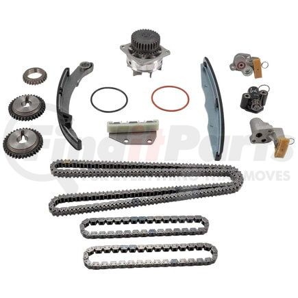 Melling Engine Products 3-0719SHWP Engine Timing Chain Kit with Water Pump Stock Replacement Engine Timing Chain Kit with