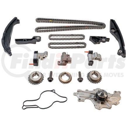 Melling Engine Products 3-1049SCWP Engine Timing Chain Kit with Water Pump Stock Replacement Engine Timing Chain Kit with