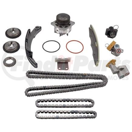 Melling Engine Products 3-720SAHWP Engine Timing Chain Kit with Water Pump Stock Replacement Engine Timing Chain Kit with
