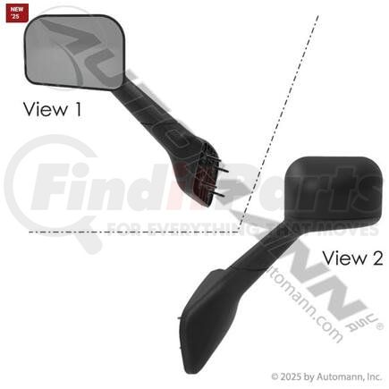 563.55105 by AUTOMANN - LH HOOD MIRROR