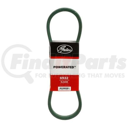 Gates 6932 Accessory Drive Belt PoweRated FHP Medium Horse-Power V-Belt