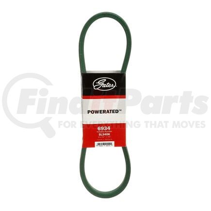 6934 by GATES - Accessory Drive Belt - PoweRated FHP Medium Horse-Power V-Belt
