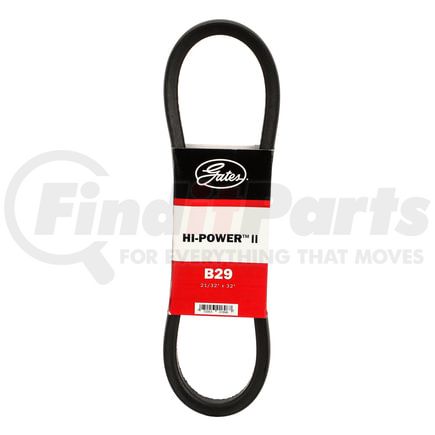 Gates B29 Accessory Drive Belt Accessory Drive Belt - Hi-Power II Classical Section Wrapped V-Belt
