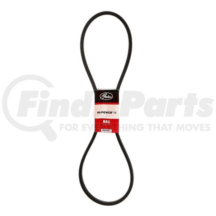 Gates B61 Accessory Drive Belt Accessory Drive Belt - Hi-Power II Classical Section Wrapped V-Belt