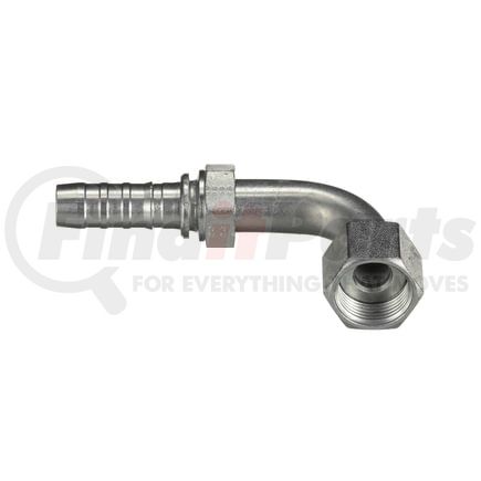 Gates G20239-2020 Hydraulic Coupling / Adapter Female Flat-Face O-Ring Swivel - 90 Bent Tube (GlobalSpiral)
