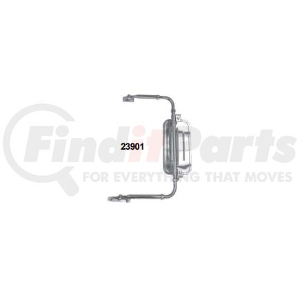 23901 by CHAM-CAL - Door Mirror - Jr. West Coast Assembly, Convex Center Mount, 6 in. x 10 in., Stainless Steel