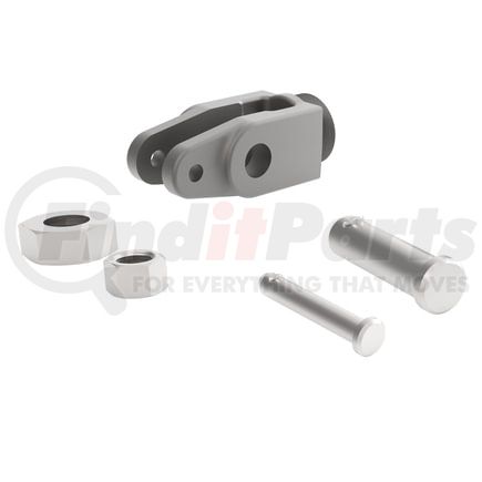 Gunite AS3016 Air Brake Slack Adjuster Clevis ASA Clevis Kit - Collar Lock - Straight - 5/8-18 Thd. - 1/2" Pin (Gunite)