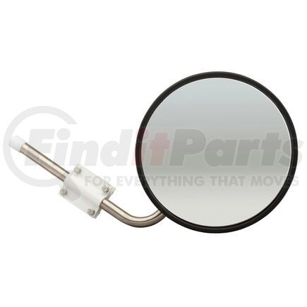 Grote 28493 Door Mirror 10½" Convex Cross-Over Mirrors, Mirror Assembly, Stainless Steel