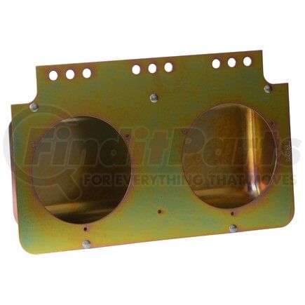 Grote 43655 Turn Signal Light Bracket Mounting Modules For 4" Round Lights, Yellow Zinc