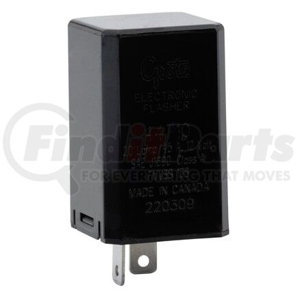 Grote 44710 Turn Signal Flasher 2 Pin Flashers, 20 Light Heavy Duty Electronic