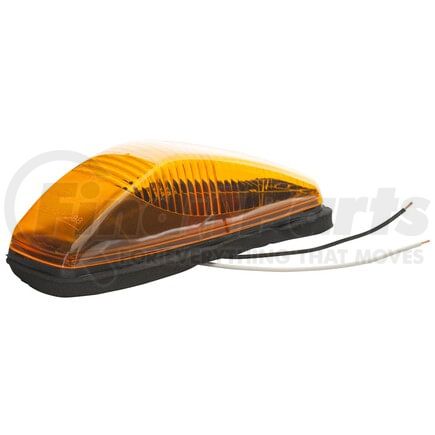 Grote 46813 Side Marker Light CLR/MKR LAMP, YELLOW, SMALL AERODYNAMIC, BULK PACK Lens Color YEL