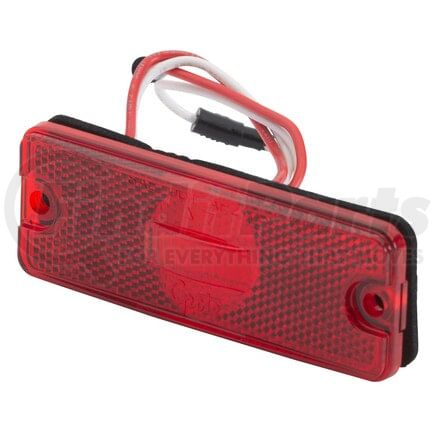 Grote 47732 Side Marker Light Sealed Rectangular LED Clearance Marker Lights, Red