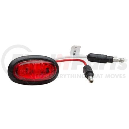 Grote 47972 Side Marker Light MicroNova LED Clearance Marker Light - Red, with Grommet