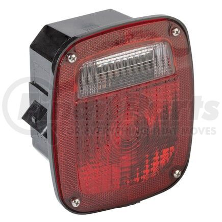 Grote 53650 Tail Light STT,RED,SNOVALED,W/LIC, DBLE OE CONN.