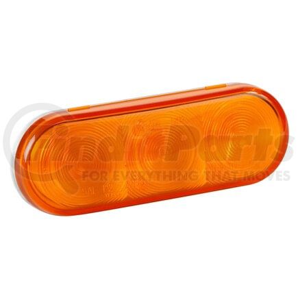 Grote 54163 Side Marker Light SuperNova® NexGen™ Oval LED Stop Tail Turn Lights, Male Pin, Amber
