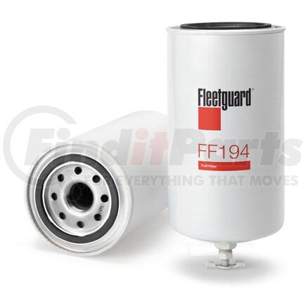 FF194 by FLEETGUARD - Fuel Filter, Spin-On