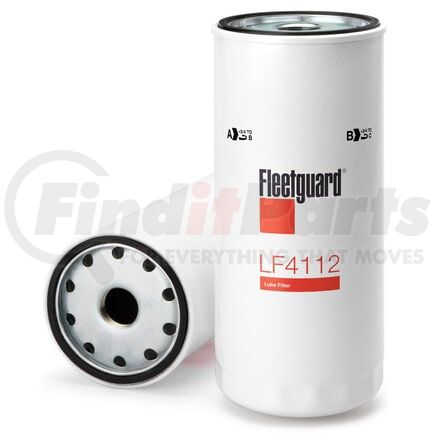 LF4112 by FLEETGUARD - Lube Filter, Spin-On