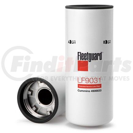 Fleetguard LF9031 Engine Oil Filter Lube Filter, Spin-On, StrataPore