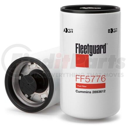 FF5776 by FLEETGUARD - Fuel Filter, Spin-On, Stratapore