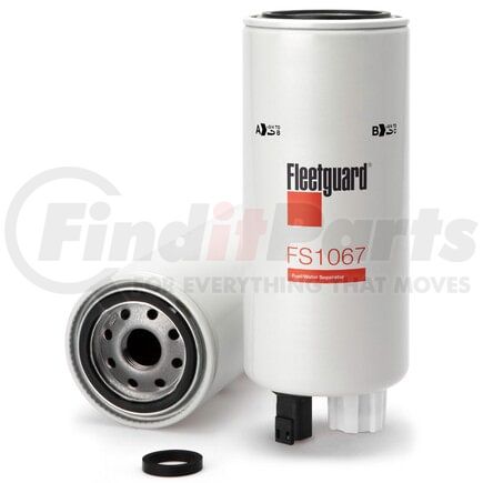 Fleetguard FS1067 Fuel Filter Fuel/Water Separator, Spin-On