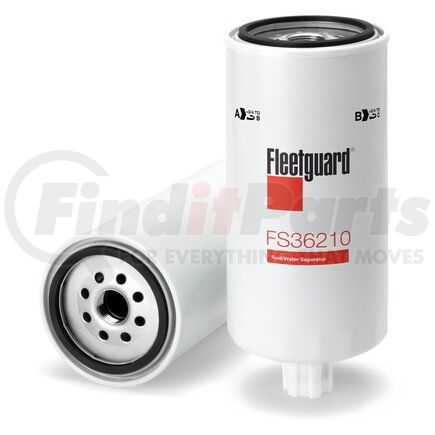 FS36210 by FLEETGUARD - Fuel/Water Separator, Spin-On