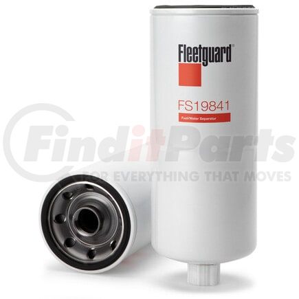 Fleetguard FS19841 Fuel Filter Fuel/Water Separator, Spin-On