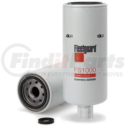 FS1000 by FLEETGUARD - Fuel/Water Separator, Spin-On