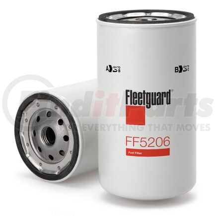 FF5206 by FLEETGUARD - Fuel Filter, Spin-On