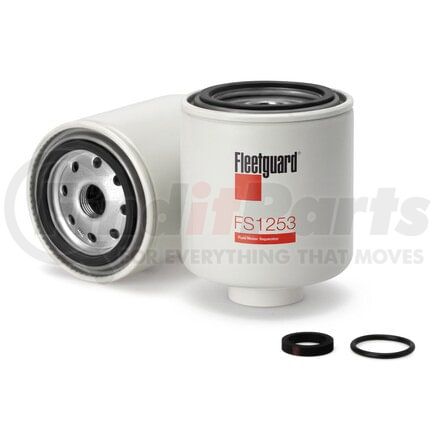 FS1253 by FLEETGUARD - Fuel/Water Separator, Spin-On