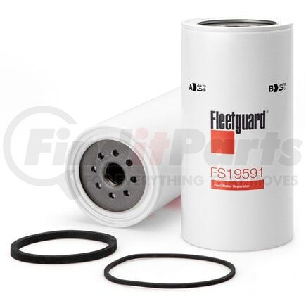 Fleetguard FS19591 Fuel Filter Fuel/Water Separator, Spin-On