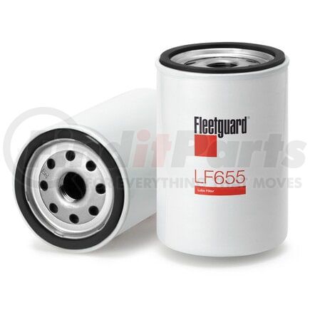 LF655 by FLEETGUARD - Lube Filter, Spin-On