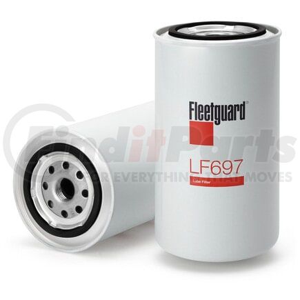 Fleetguard LF697 Engine Oil Filter Lube Filter, Spin-On