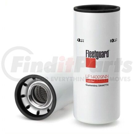 LF14009NN by FLEETGUARD - Lube Filter, Spin-On, NanoNet