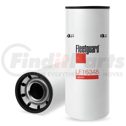 LF16348 by FLEETGUARD - Lube Filter, Spin-On, StrataPore