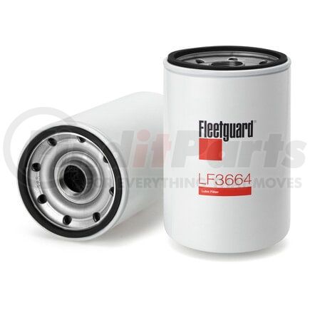 Fleetguard LF3664 Engine Oil Filter Lube Filter, Spin-On