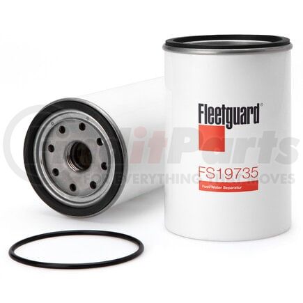 Fleetguard FS19735 Fuel Filter Fuel/Water Separator, Spin-On