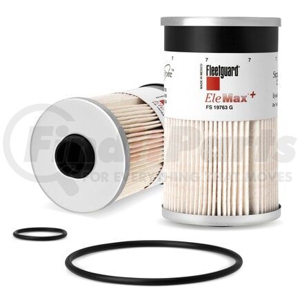 Fleetguard FS19763G Fuel Filter Fuel/Water Separator, Cartridge, EleMax