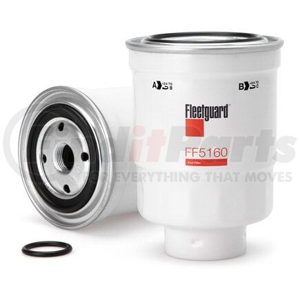 FF5160 by FLEETGUARD - Fuel Filter, Spin-On