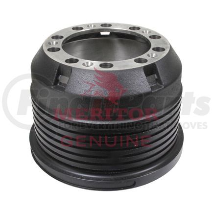 Meritor 85123790002 Brake Drum Brake Drum, 14.50 in. x 10.00 in. Brake Size, 27,750 lbs. Axle Capacity, 11.25 in. Bolt Circle