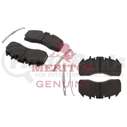 Meritor KIT2252H2BA2 Disc Brake Pad Kit Disc Brake Pad Kit, 4 9/16 in. Backing Plate Height, 9 13/16 in. Backing Plate Width,