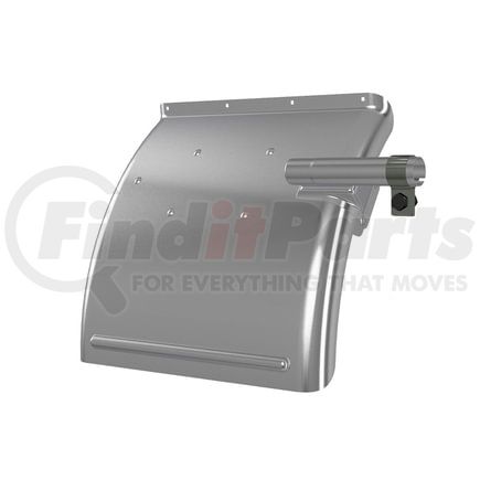 Fleet Engineers 033-00856 Truck Quarter Fender AeroSlipper Classic ASC-24, Stainless Steel, Single, Curbside