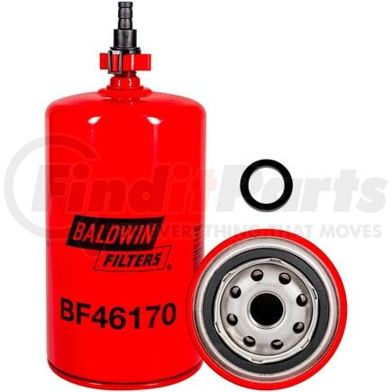 BF46170 by BALDWIN - Fuel Water Separator Filter - used for Various Truck Applications