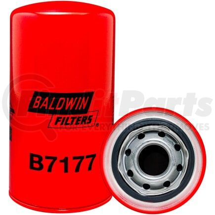 Baldwin B7177 Engine Oil Filter Engine Oil Filter - Lube Spin-on, 1 1/8-16, 12 Nominal, 30 Absolute