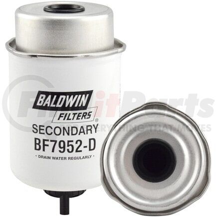 BF7952-D by BALDWIN - Secondary Fuel/Water Separator Element Filter - with Removable Drain