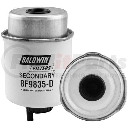 BF9835-D by BALDWIN - Fuel Filter - Secondary Fuel Element with Drain used for Magnum Light Towers