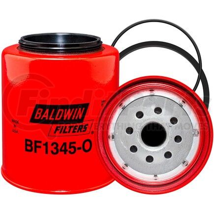 BF1345-O by BALDWIN - Fuel Filter - Fuel/Water Separator Spin-on with Open End for Bowl
