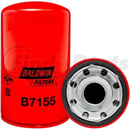 B7155 by BALDWIN - Engine Oil Filter - Engine Lube Spin-On Oil Filter used for Hino Trucks